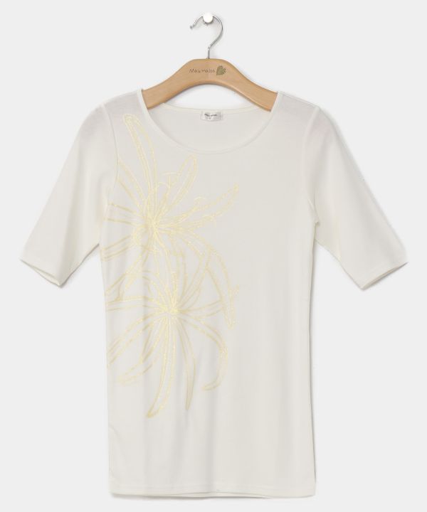 シャイニーリリーＴシャツ(５分袖)