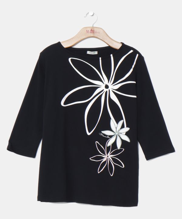 シャインティアレＴシャツ(7分袖)