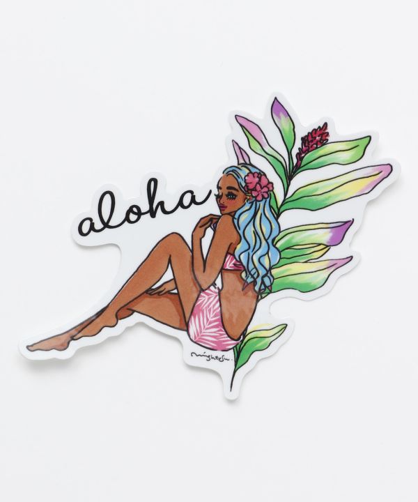 ウインクステッカー【Mighty Su × Maunaloa】