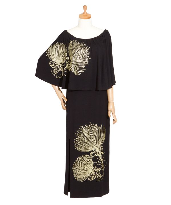 レフア　ケープ＆タイトワンピース