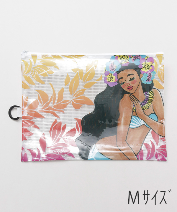 【マイティ・スー】クリアポーチＭ　カフラホア