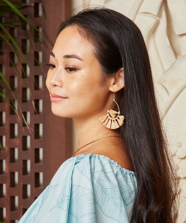 ドロップフリンジピアス