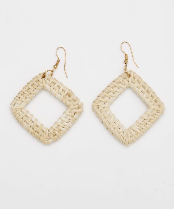 ナチュスクエアピアス