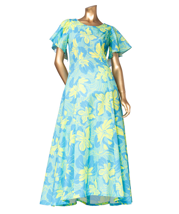 [2025ドレスキャンペーン]ノースリーブドレス(前後差5cm)　アクア