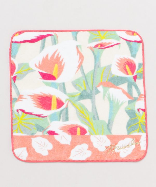 アカハイカラータオルハンカチ