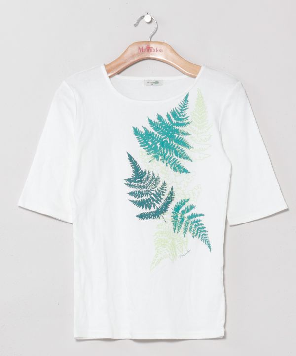 ファーンTシャツ(５分袖)